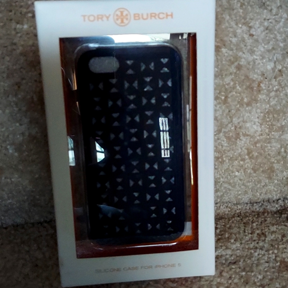 Tory Burch iPhone 5 Case Navy Blue